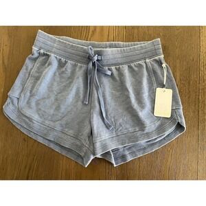 NWT PJ Salvage Small Blue  thermal waffle Lounge Pajama Shorts Size S